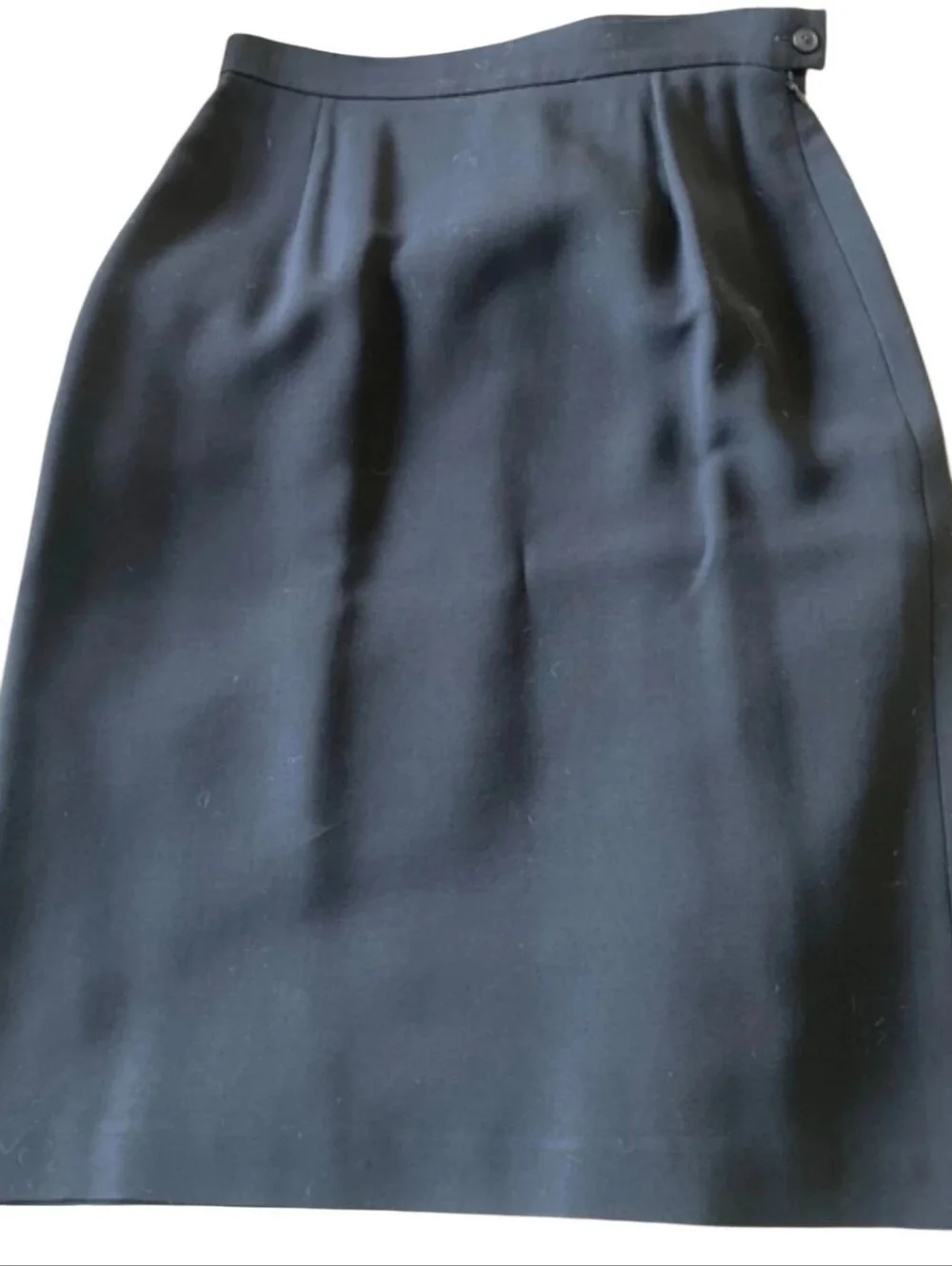 Max Mara Size 10 Black Skirt Made In Italy